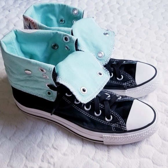 converse high tops folded down